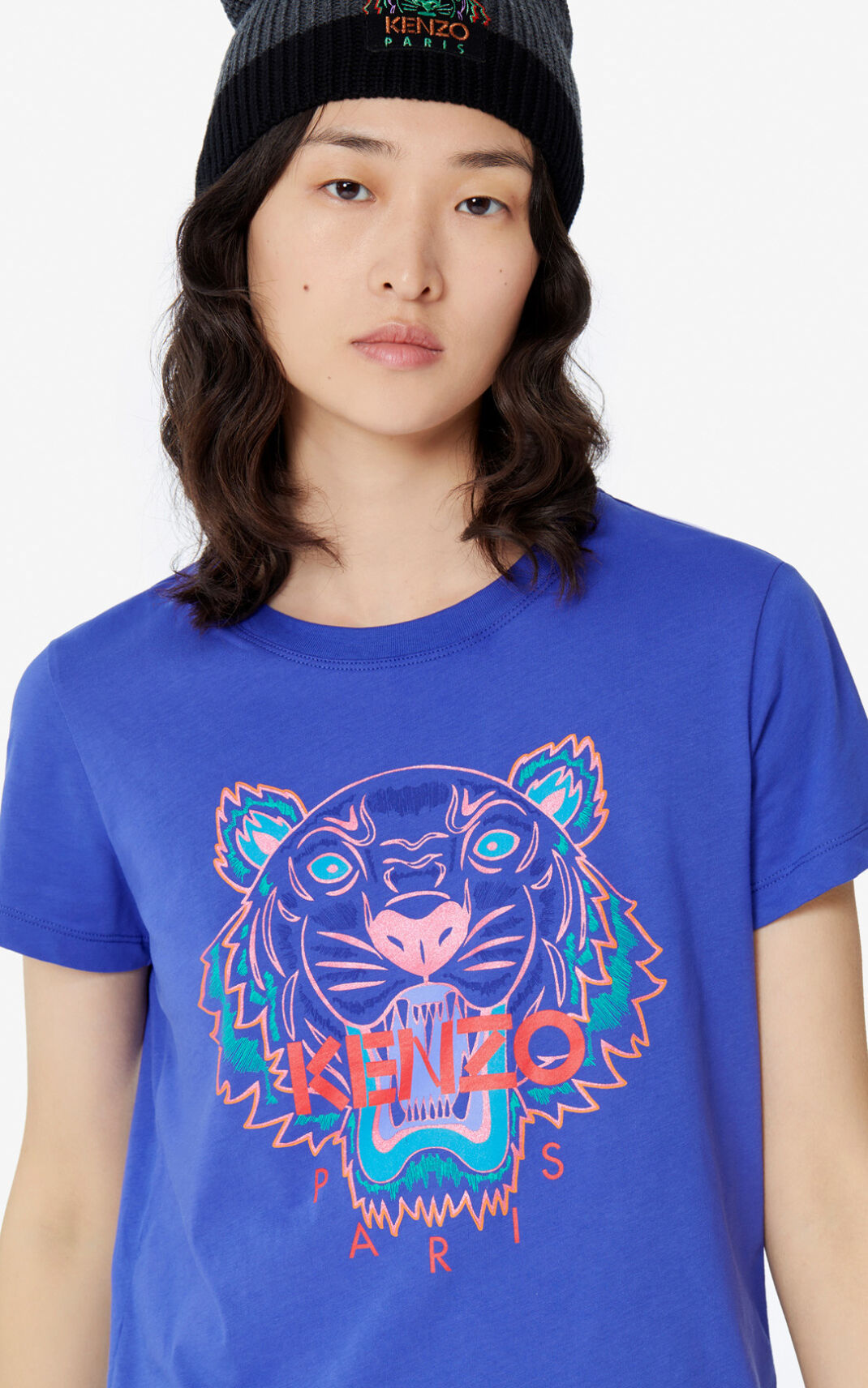 Kenzo Tiger T-shirts Dame - Lilla DK-797881